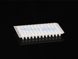 0.1ml 96孔PCR板-无裙边，白色