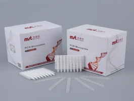 0.1ml PCR平盖八连管套装-白色